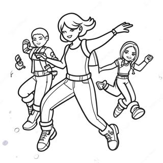 Fortnite Girl Coloring Pages
