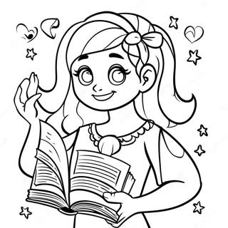 Dork Diaries Coloring Page 88982-29315