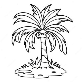 Palm Tree Coloring Page 89059-29374