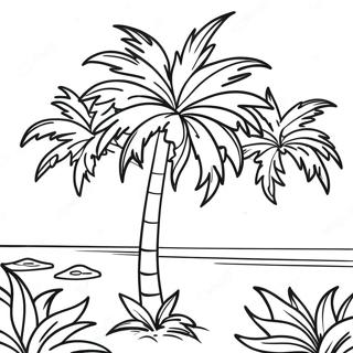 Palm Tree Coloring Page 89059-29375