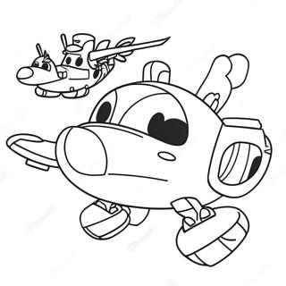 Super Wings Coloring Pages