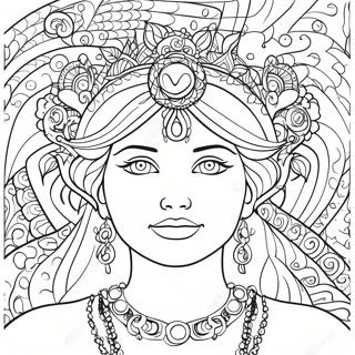 Goddess Coloring Pages