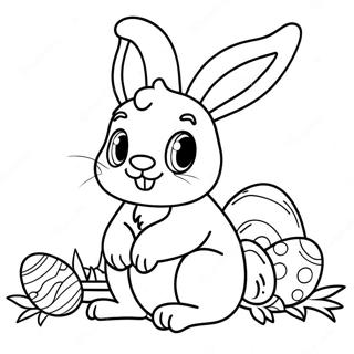 Full Size Easter Bunny Coloring Pages