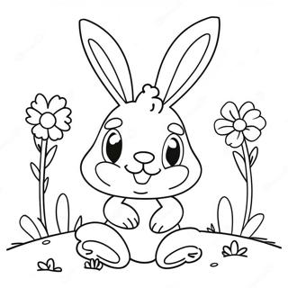 Full Size Easter Bunny Coloring Pages