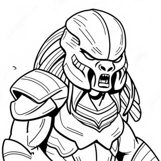 Predator Coloring Page 89342-29595