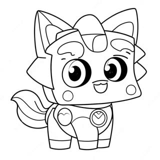 Unikitty Coloring Pages