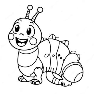 Cute Very Hungry Caterpillar Coloring Page 89397 29645
