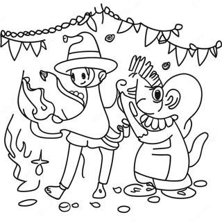 Fiesta Coloring Pages