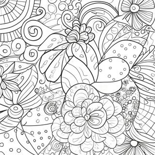 Chic Preppy Patterns Coloring Page 89678-29859