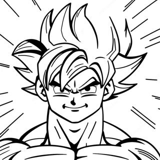 Goku Ultra Instinct Coloring Page 89729-29895