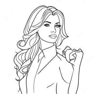 Coquette Coloring Pages