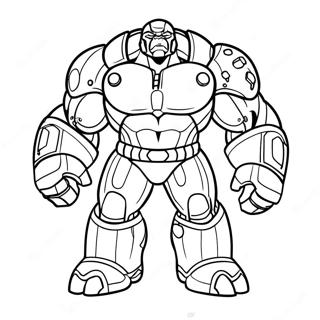 Hulk Buster Coloring Pages