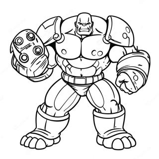 Hulk Buster Vs Villain Coloring Page 89989-30104