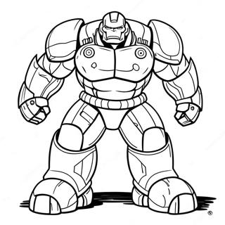 Hulk Buster Armor Coloring Page 89990-30105