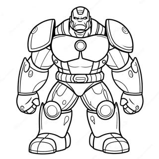Hulk Buster Armor Coloring Page 89990-30106