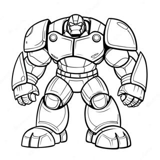 Hulk Buster Armor Coloring Page 89990-30108