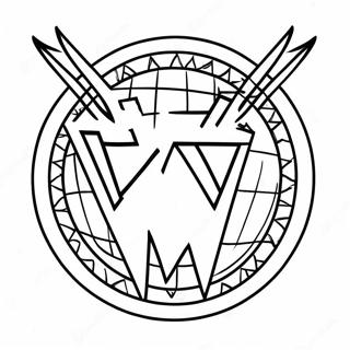 Bold Wwe Logo Coloring Page 90092 30183