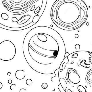 Detailed Dwarf Planets Coloring Page 90119 30206