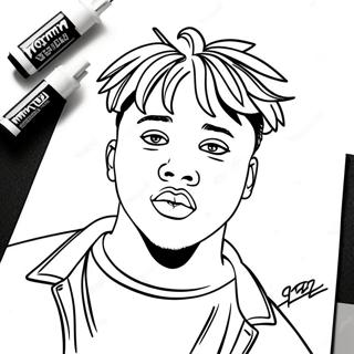 Juice Wrld Coloring Page 90142-30214