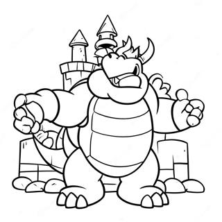 Bowser Coloring Pages