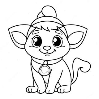 Elf Pets Coloring Pages