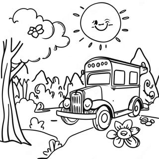 Sunny Day School S Out Coloring Page 90195-30257