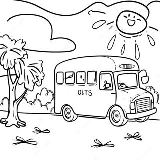 Sunny Day School S Out Coloring Page 90195-30258