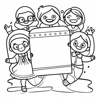 Kids Celebrating School S Out Coloring Page 90196-30264