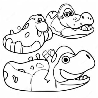 Crocs Coloring Pages