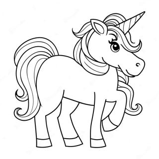 Realistic Unicorn Coloring Pages