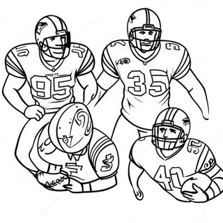 Patriots Football Players Coloring Page 90274-30322