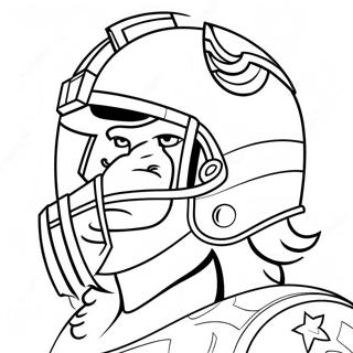 Patriots Mascot Coloring Page 90276-30330