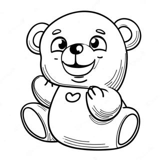 Gummy Bear Coloring Page 90298-30334