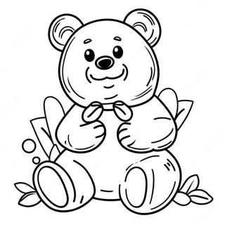 Gummy Bear Coloring Page 90298-30336