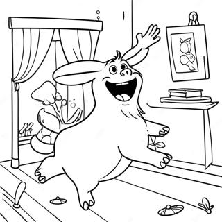 Magical Room On The Broom Coloring Page 90351-30380