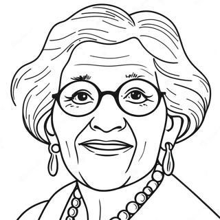 Grandma Coloring Page 90402-30415