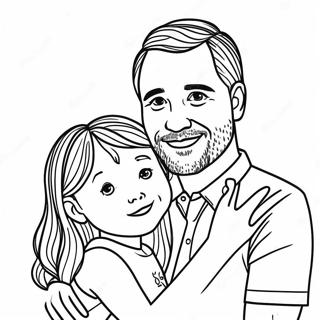 Daughter Fathers Day Coloring Page 90454-30455