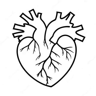 Broken Heart Coloring Page 90480-30476