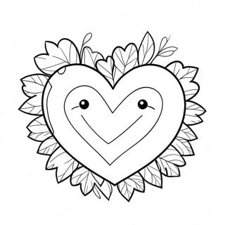 Sad Broken Heart Coloring Page 90481-30477