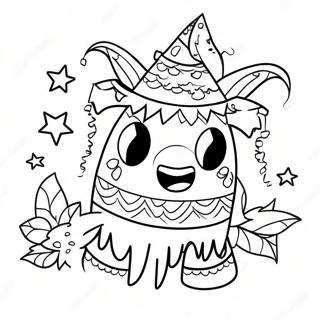 Festive Pinata Coloring Page 90561-30551