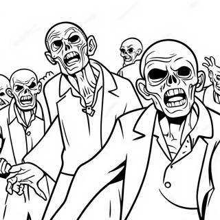 Zombies 3 Coloring Page 90635-30595