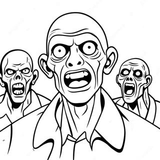 Zombies 3 Coloring Page 90635-30596