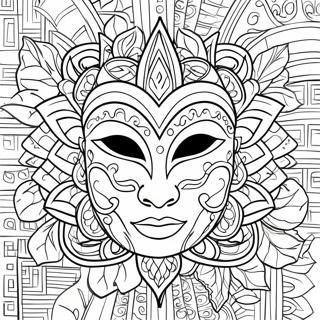 Mask Coloring Pages