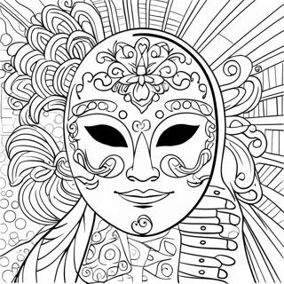 Mask Coloring Page 90661-30616