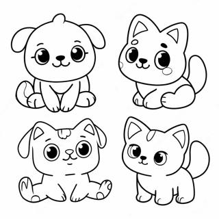 Cute Adopt Me Pets Coloring Page 90737-30677