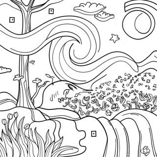 Van Gogh Coloring Pages