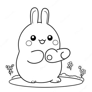 Molang And Piu Piu Playing Coloring Page 90920-30831