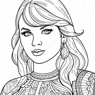 Reputation Taylor Swift Coloring Pages