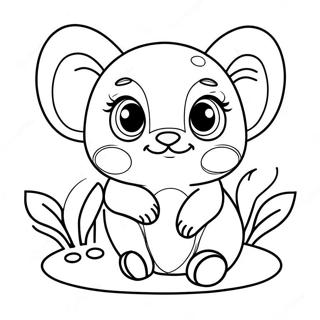 Adorable Animal Mini Coloring Page 90969-30858