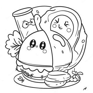 Yummy Food With Letter Y Coloring Page 91048-30930